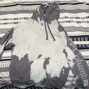 Columbia Men's Tie-Dye Hoodie - Black and White